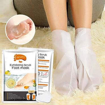 уход за кожей ног: Маска для ног, отшелушивающая, носки для педикюра, носки для пилинга