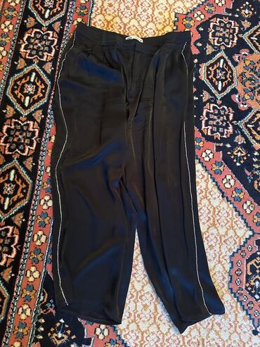 zümrüd qaşlı üzüklər: Брюки Zara, XL (EU 42), цвет - Черный