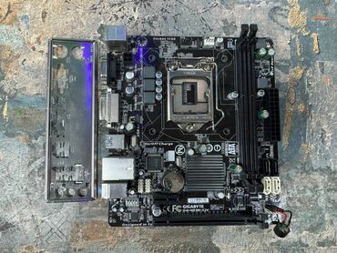 Жесткие диски, переносные винчестеры: Материнская плата, Б/у, Gigabyte, LGA1150, Micro-ATX, Для ПК