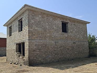 anaskində evlər: Satılır: 2 mərtəbəli daş ev karkası - Ölçü və plan: Düzbucaqlı — 2