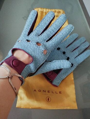 ženske rukavice elegantne: Angelle since 1937-rukavice za voznju koza-original. Angelle since