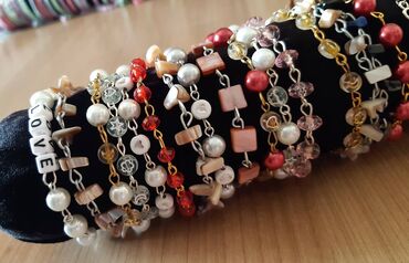 Narukvice: Narukvice Hand Made 150 vockice, 200 ime, 250 perlice Isporuka Slanje — 23