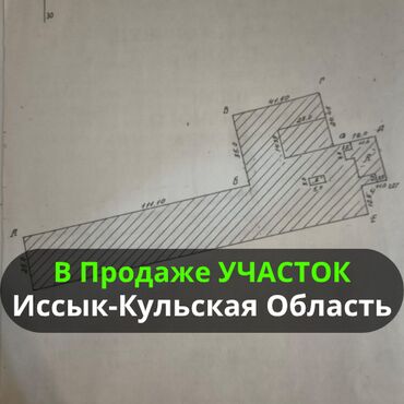 земельный участок первая линия: 50 соток, Кызыл китеп