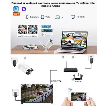 thinkware z5000 plus: Комплект беспроводного видеонаблюдения (WiFi 8 канальный NVR, система — 6