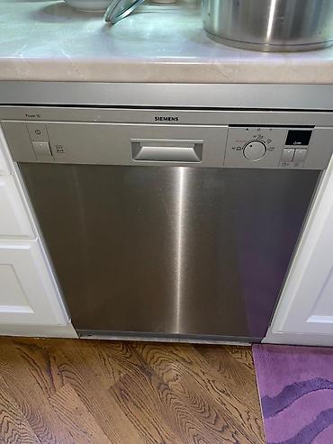 Qabyuyan maşınlar: Siemens qabyuyan maşın – tam ölçülü, inox (paslanmayan polad) ön — 1