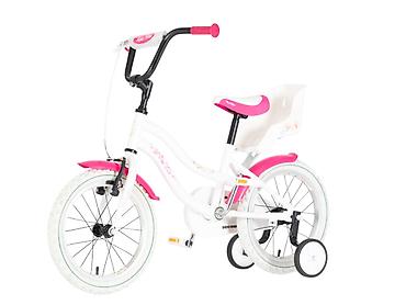 crvene patike: Bicikl kids Visitor Dog 16" 9" v-brake kontra 105-125cm (16") – belo — 5