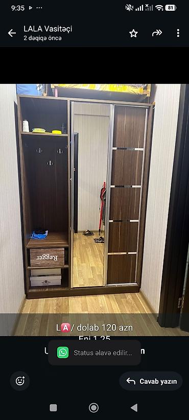metanet: L🅰/ dolab 120 azn Eni 1.25 Uzun 2m ⁷¹¹⁶ Bakı Sumqayıt yolu Mətanət A — 1