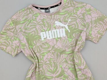 koszulka w leniwce: Puma, T-shirt damski, rozmiar M