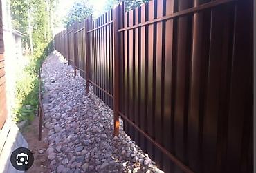 Металлические заборы: Металлический забор, Полимерный профнастил, Двусторонний — 8