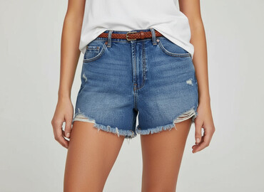 ubrania john deere allegro: Denim Co, Shorts for women, size L (EU 40)