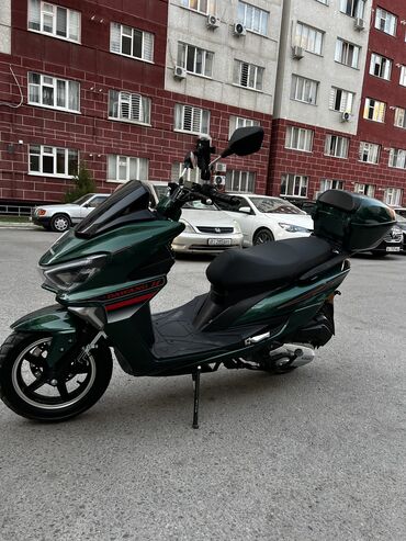 электромопед для взрослых: Макси скутер 150 куб. см, Бензин, Жаңы