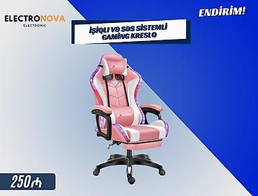 gaming setup: 🎮 İşıqlı və Səs Sistemli Gaming Kreslo – ENDİRİM! Oyun həvəskarları — 1