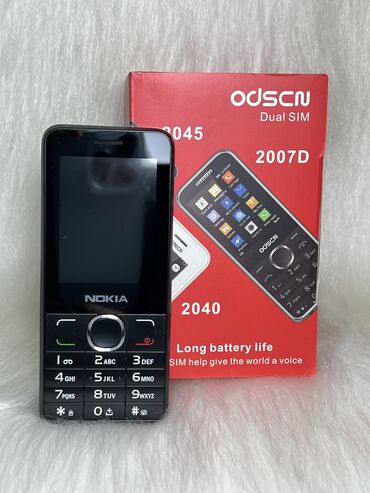 nokia 6210: Nokia 1, < 2 GB Memory Capacity, rəng - Qara, Zəmanət, Düyməli, İki sim kartlı