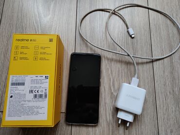 realme 8i: Realme 8 Pro, Б/у, 128 ГБ, цвет - Серый, 2 SIM