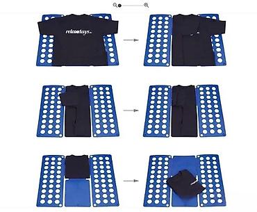 Ostali proizvodi za kuću: Ploča za brzo i ravnomerno savijanje odeće - Praktičan alat za — 3