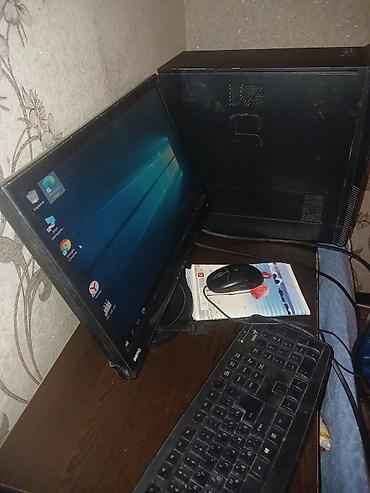 Masaüstü kompüterlər və iş stansiyaları: Masaüstü kompüter seti – Compaq sistem bloku + BenQ monitor + — 4