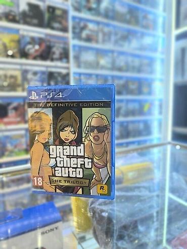 gta yukle: PS4 üçün "GTA Trilogy" oyun diski GTA Trilogy PS4 oyunu PlayStation 4 — 1