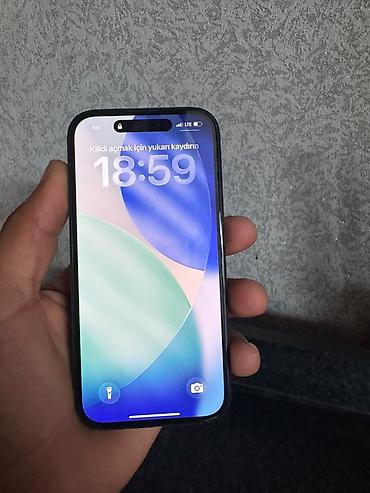 Apple iPhone: IPhone 15, 128 GB, Qara, Zəmanət, Barmaq izi, Sənədlərlə — 9