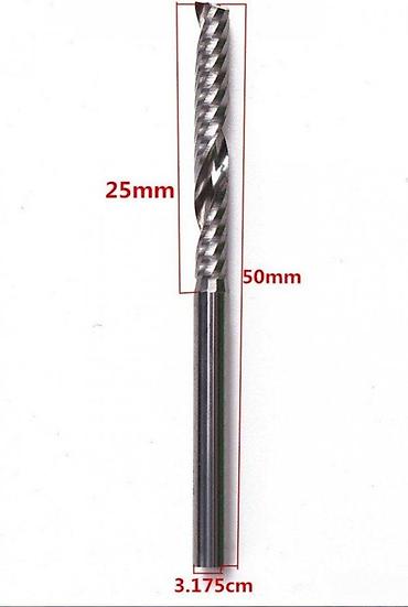 omec elektromotor kopen: JEDNOPERO GLODALO PRIHVAT 3,175MM REZ 25MM | Jednopero karbidno — 1