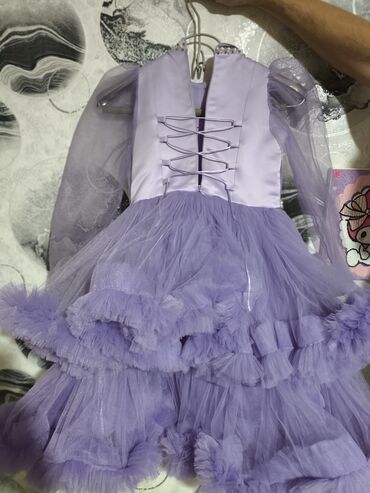 костюм куклы: Детское платье, цвет - Фиолетовый at lalafo.kg костюм куклы: Детское платье, цвет - Фиолетовый