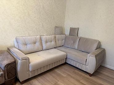 L şəkilli yumşaq künc divan - Dizayn: Müasir L formalı künc divan