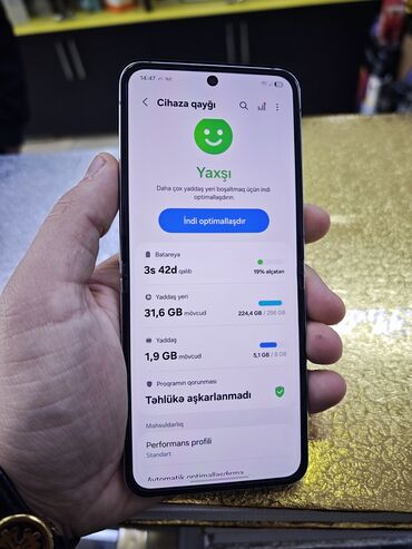 Samsung: Samsung Galaxy Z Flip 5, 256 GB, rəng - Göy, Barmaq izi — 8