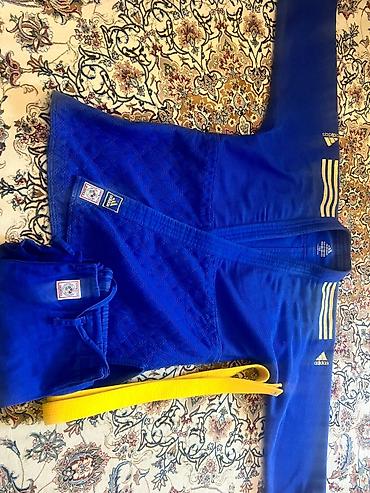 Спорт и хобби: Продается оригинальное синее кимоно для дзюдо adidas CHAMPION Носил — 3