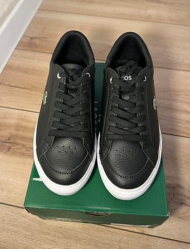 lacoste original: Кроссовки, 37.5, Lacoste, Б/у, цвет - Черный, Самовывоз — 2