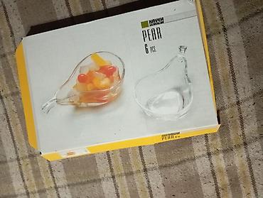 пиала кесе: Набор стеклянных креманок/розеток Kaveh PEAR, 6 шт. - Форма: груша с — 2
