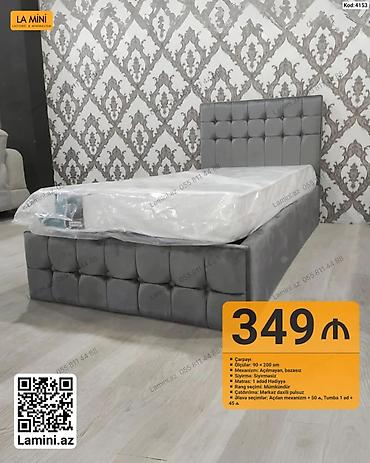 Mebel: LA MINI çarpayı - Ölçü: 90 × 200 sm - Mexanizm: Açılmayan, bazasız - — 1