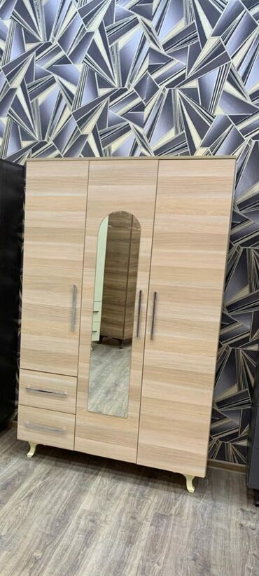 Dolablar: Yeni, Açılan, 3 qapılı Düz dolab, Qarderob, paltar dolabı — 15