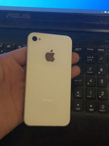 iphone ag: IPhone 4S, < 16 GB, Ağ, Qırıq