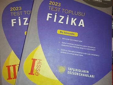 физика: Məhsul: 2023 “Test Toplusu – Fizika” (I və II hissə) Xüsusiyyətlər: - — 1