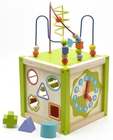 Игрушки: Сортеры 
Каталка 
Толокар 
Аптечка 
Пирамиды — 5