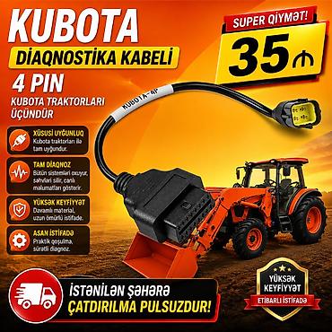 kia 2006: Kubota diaqnostika kabeli. Kubota traktorları üçündür. 🚍🚍🚍 — 1