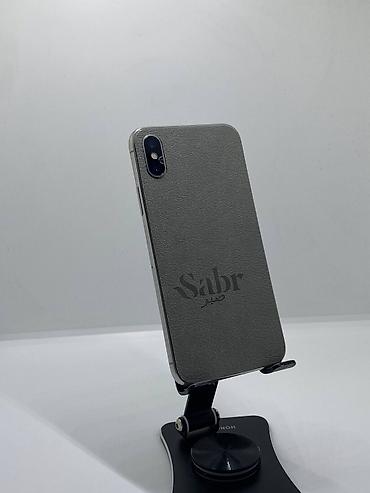 IPhone X, Б/у, 64 ГБ, Белый, 59 %