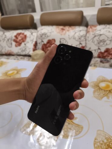 телефон redmi 12: Redmi, Redmi 12, Б/у, 256 ГБ, цвет - Черный