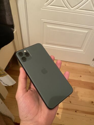 iphone 11 про макс: IPhone 11 Pro Max, 256 ГБ, Matte Midnight Green, Беспроводная зарядка, Face ID