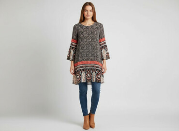 sukienka i botki stylizacje: Women`s dress, size M