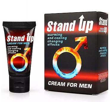Stand Up — мужская сила в действии! Этот крем с разогревающим и