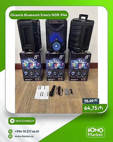 alisa dinamik: 🔥 Dinamik Portativ Bluetooth Simsiz NDR-P44 ✅ Marka: No Brand ✅ Gücü — 1
