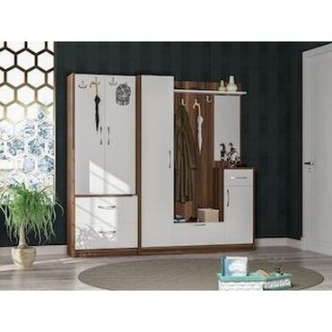 Sifarişlə dolablar: Düz dolab, Yataq otağı üçün, Paltar üçün, Açılan, Korpuslu, 2 qapılı — 2