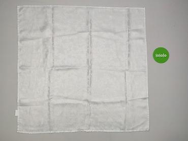 plisowany materiał: Serwetka 75 x 75, kolor - Biały, stan - Bardzo dobry — 3