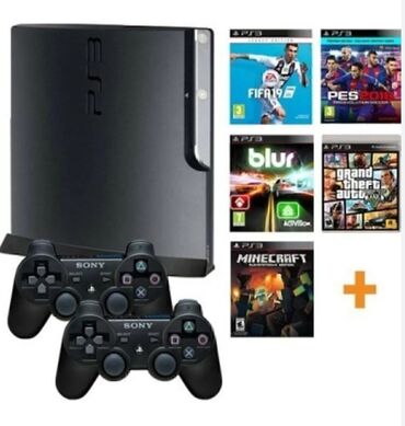 PS3 (Sony PlayStation 3): Playstesin 3 konsollar xaricden gelib idal veziyyetdedir mağazadan