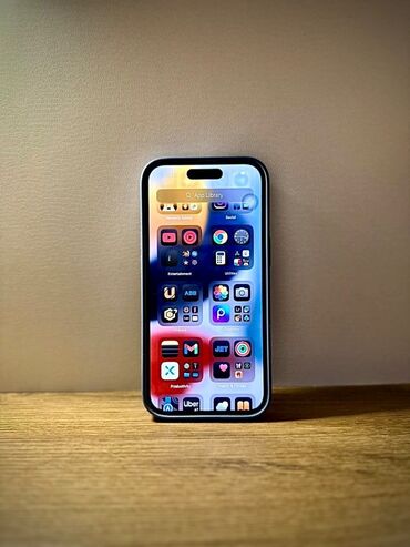 Apple iPhone: IPhone 15, 128 GB, Blue Titanium, Zəmanət, Face ID, Sənədlərlə