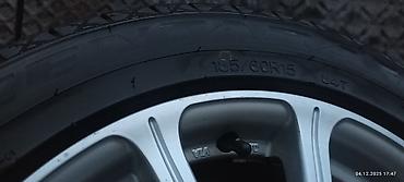 e6 3: Колеса в сборе 185 / 60 / R 15, Зима, Б/у, Комплект, Легковые, Литые, отверстий - 4 — 5