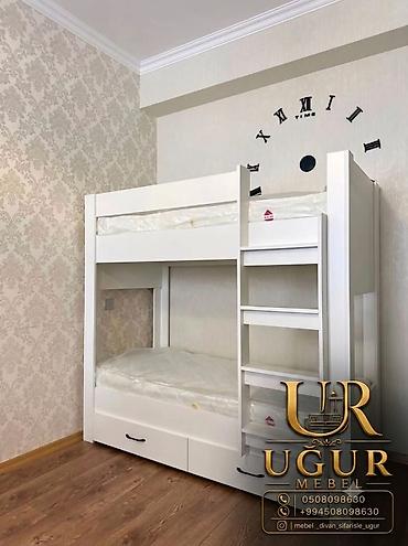 кроватки для новорожденных в баку: Oğlan və qız üçün, Yeni, Çarpayı, Matras ilə, Laminat — 1