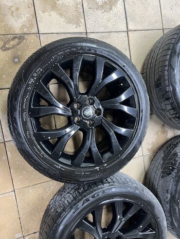 шины r14c: Дөңгөлөктөр монтажда 275 / 45 / R 21, Жай, Колдонулган, Комплект, Жол тандабастар (АТ/МТ), Темир, тешиктери - 5
