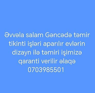 муж на час баку: Gəncədə peşəkar təmir–tikinti və dizayn xidməti xidmətə daxildi malyar — 1