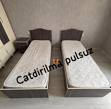Digər mebel: SAMİRƏ 🦋 Tek neferlik 2 eded carpayi alti bazalidir 1 eded tunbasi — 1